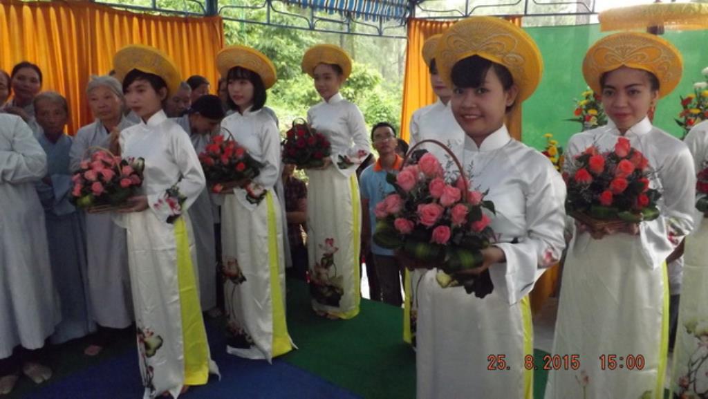 Chùa Phật giáo Khánh Vĩnh tổ chức Đại lễ Vu lan báo hiếu PL.2559