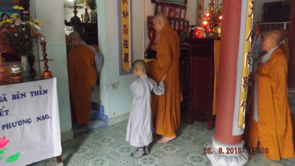 Ni giới thị xã Ninh Hòa làm Lễ Tạ pháp An cư Kiết hạ