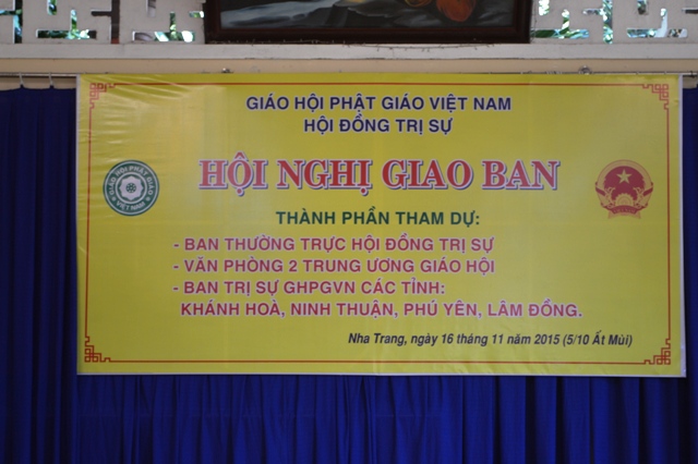 Hội nghị giao ban Phật giáo Khánh Hòa, Phú Yên, Ninh Thuận, Lâm Đồng