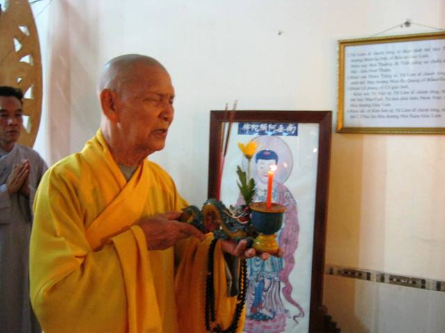 Tiểu sử Trưởng lão Hòa thượng Thích Nhơn Trực – Thành viên HĐCM GHPGVN - Tổ Khai sơn chùa Từ Vân Nha Trang (1886-1997)