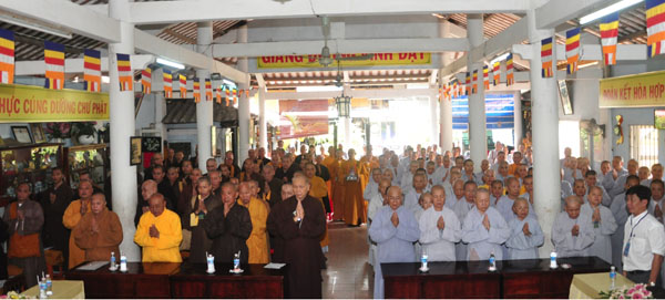 Đồng Tháp: Khai Giảng Khóa Bồi Dưỡng Trụ Trì và Sinh Hoạt Giáo Hội Năm 2015