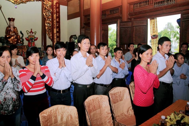 Nông Cống: Chùa Vĩnh Thái tổ chức lễ hằng thuận