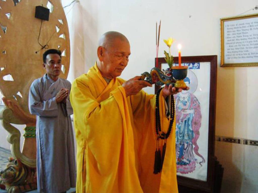 Tiểu sử Trưởng lão Hòa thượng Thích Nhơn Trực – Thành viên HĐCM GHPGVN - Tổ Khai sơn chùa Từ Vân Nha Trang (1886-1997)