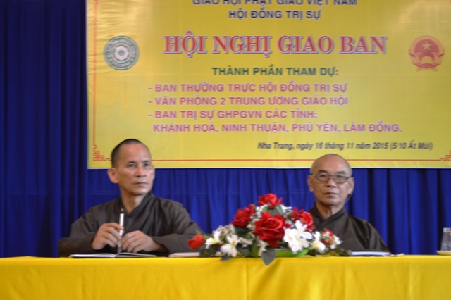 Hội nghị giao ban Phật giáo Khánh Hòa, Phú Yên, Ninh Thuận, Lâm Đồng
