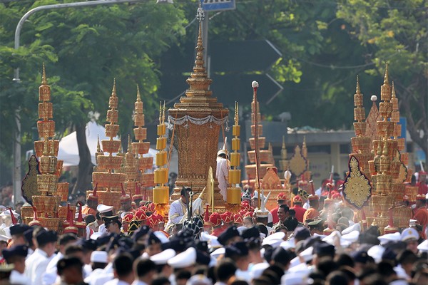 Chùm ảnh Lễ Trà tỳ đức Tăng thống Phật giáo Thái Lan