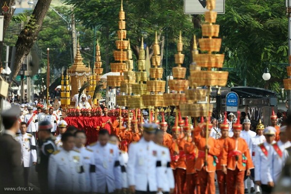 Chùm ảnh Lễ Trà tỳ đức Tăng thống Phật giáo Thái Lan
