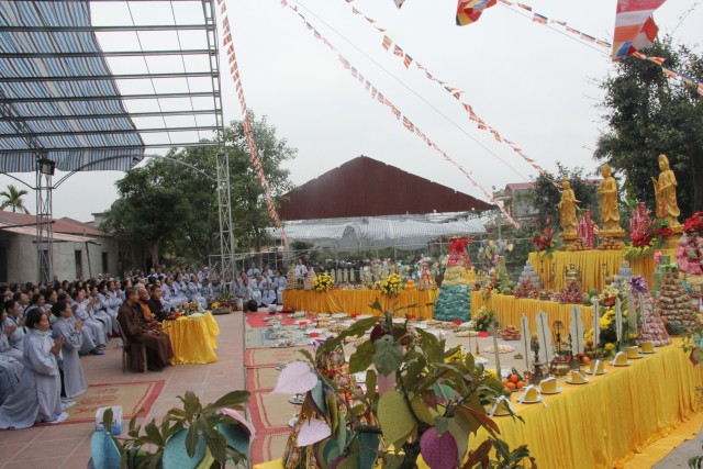 Phóng sự ảnh: Phật sự năm Ất Mùi– 2015 tại chùa Từ Xuyên (TP.Thái Bình)