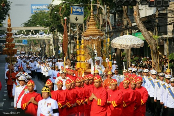 Chùm ảnh Lễ Trà tỳ đức Tăng thống Phật giáo Thái Lan