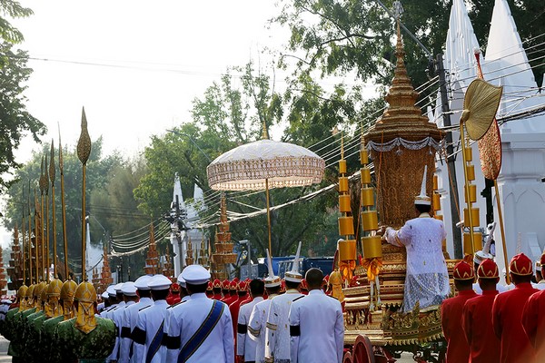Chùm ảnh Lễ Trà tỳ đức Tăng thống Phật giáo Thái Lan