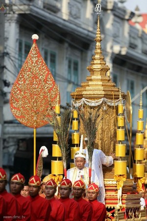 Chùm ảnh Lễ Trà tỳ đức Tăng thống Phật giáo Thái Lan
