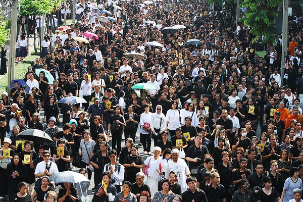 Chùm ảnh Lễ Trà tỳ đức Tăng thống Phật giáo Thái Lan