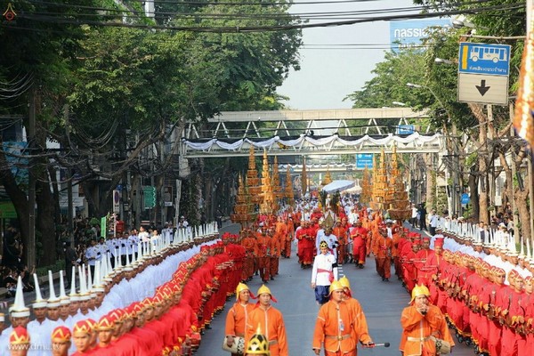 Chùm ảnh Lễ Trà tỳ đức Tăng thống Phật giáo Thái Lan