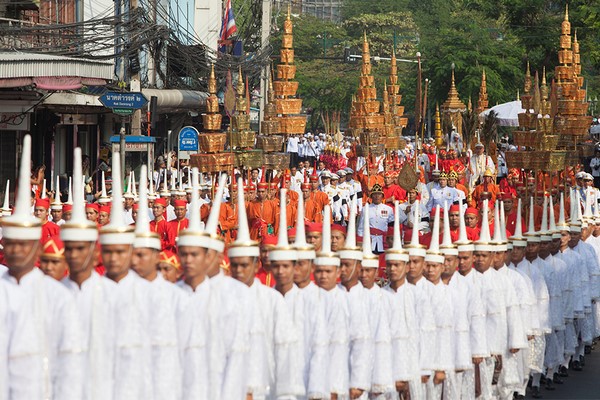 Chùm ảnh Lễ Trà tỳ đức Tăng thống Phật giáo Thái Lan