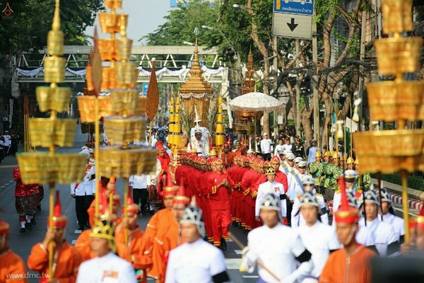 Chùm ảnh Lễ Trà tỳ đức Tăng thống Phật giáo Thái Lan