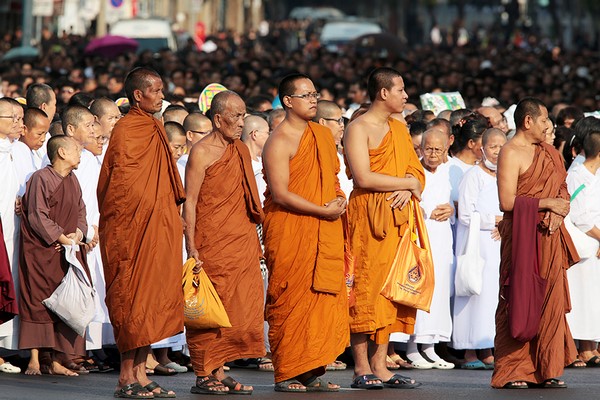 Chùm ảnh Lễ Trà tỳ đức Tăng thống Phật giáo Thái Lan