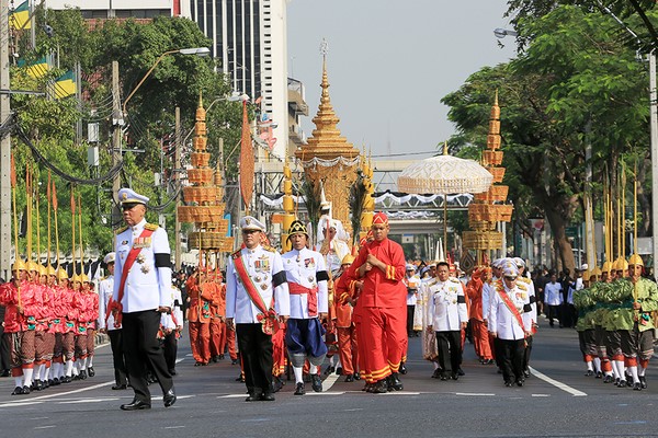 Chùm ảnh Lễ Trà tỳ đức Tăng thống Phật giáo Thái Lan