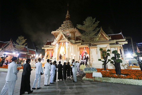 Chùm ảnh Lễ Trà tỳ đức Tăng thống Phật giáo Thái Lan