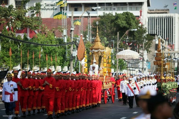Chùm ảnh Lễ Trà tỳ đức Tăng thống Phật giáo Thái Lan
