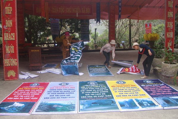 Chuẩn bị Hội thảo thiền phái Tào Động tại Thánh Quang Cổ Tự Hải Dương