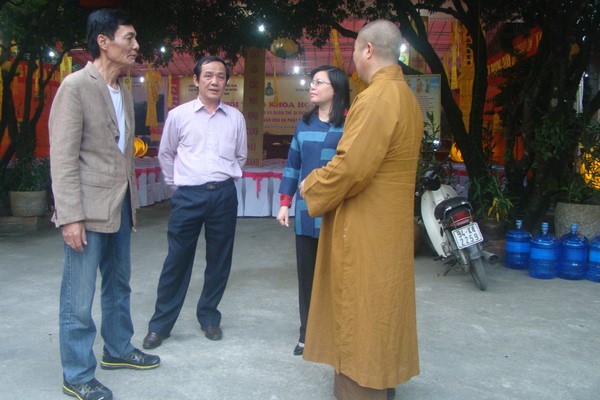 Chuẩn bị Hội thảo thiền phái Tào Động tại Thánh Quang Cổ Tự Hải Dương