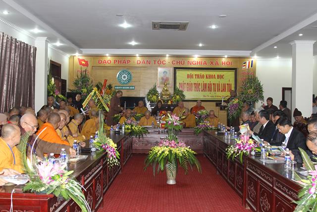 Hội thảo khoa học “Phật giáo Trúc Lâm hội tụ và lan toả