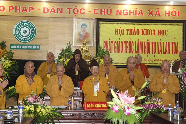 Hội thảo khoa học “Phật giáo Trúc Lâm hội tụ và lan toả