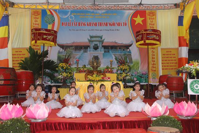 Hà Nam: Đại lễ cắt băng khánh thành Tổ đường chùa Hòa Mạc
