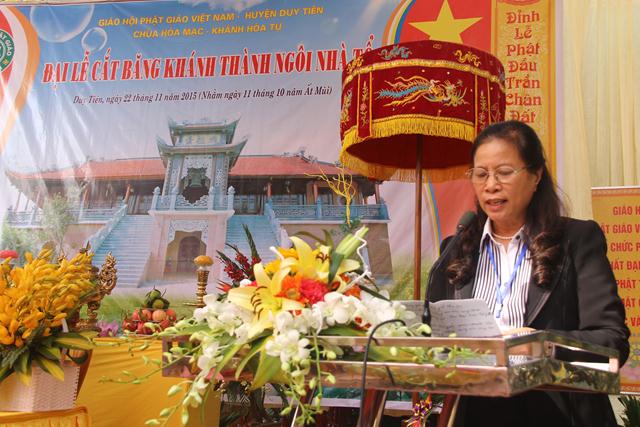 Hà Nam: Đại lễ cắt băng khánh thành Tổ đường chùa Hòa Mạc
