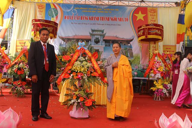Hà Nam: Đại lễ cắt băng khánh thành Tổ đường chùa Hòa Mạc