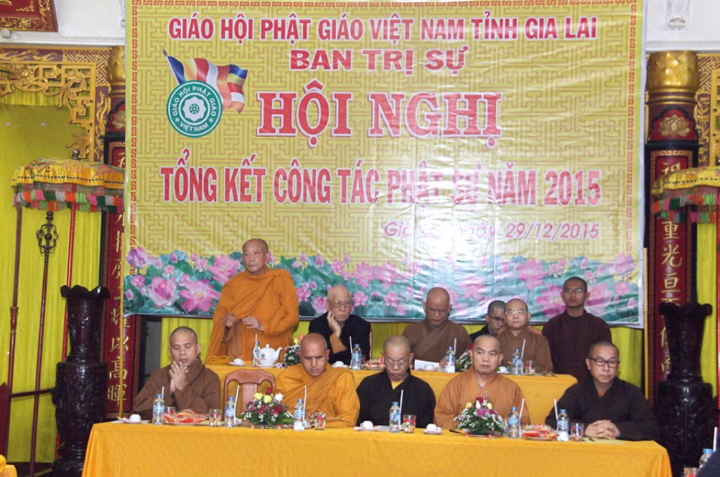 Gia Lai: Hội nghị tổng kết công tác Phật sự năm 2015