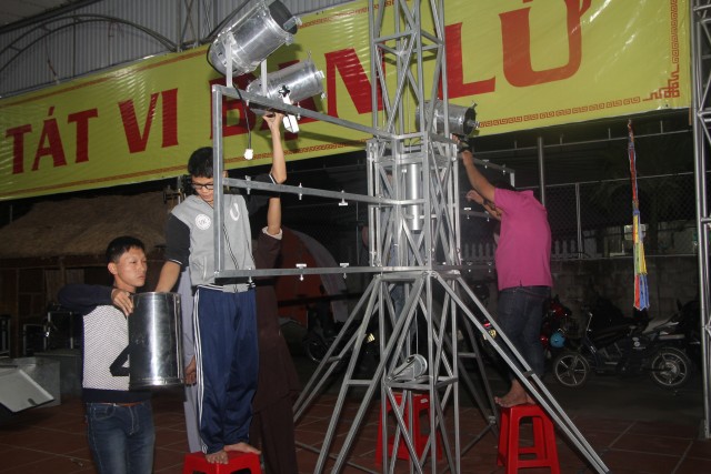 Thái Bình: Công tác chuẩn bị Đại lễ vía Phật Di Đà tại chùa Từ Xuyên