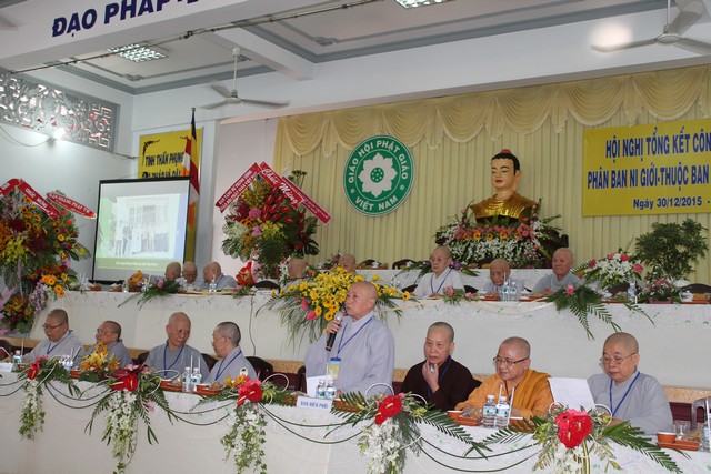 TP. HCM: Phân Ban Ni giới T.Ư tổng kết công tác Phật sự 2015