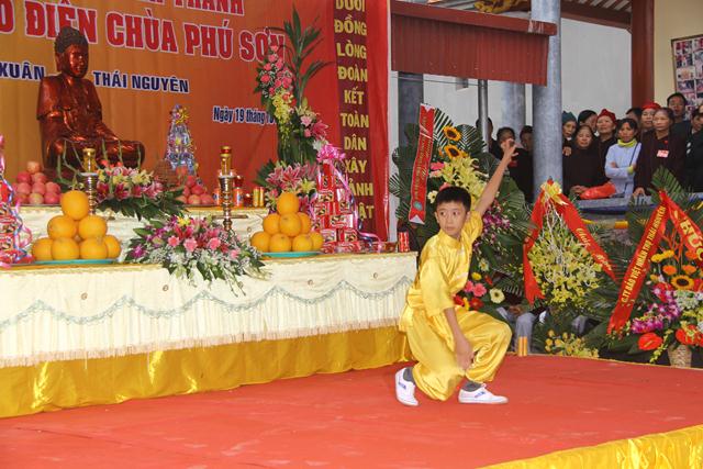 Thái Nguyên: Lễ lạc thành chính điện chùa Phú Sơn