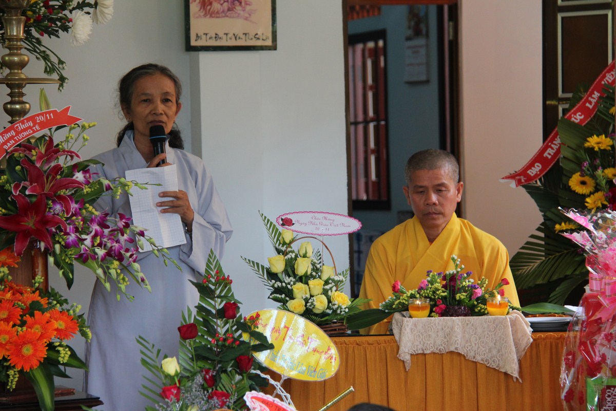 Thiền Tự Trúc Lâm Viên Giác-thành phố Nha Trang tổ chức Ngày “Hiến chương Nhà Giáo Việt Nam 2015”