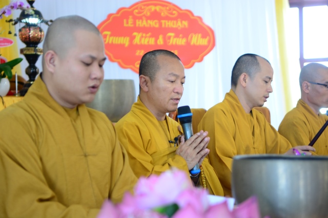 Chùa Giác Ngộ: Trang trọng lễ hằng thuận Trung Hiếu và Trúc Như