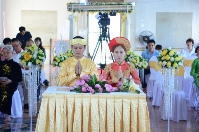 Chùa Giác Ngộ: Trang trọng lễ hằng thuận Trung Hiếu và Trúc Như