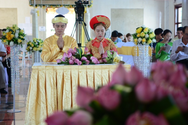 Chùa Giác Ngộ: Trang trọng lễ hằng thuận Trung Hiếu và Trúc Như