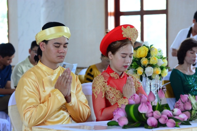 Chùa Giác Ngộ: Trang trọng lễ hằng thuận Trung Hiếu và Trúc Như