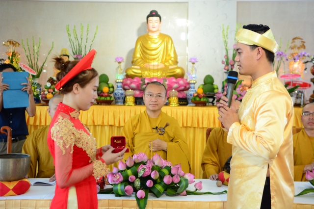 Chùa Giác Ngộ: Trang trọng lễ hằng thuận Trung Hiếu và Trúc Như