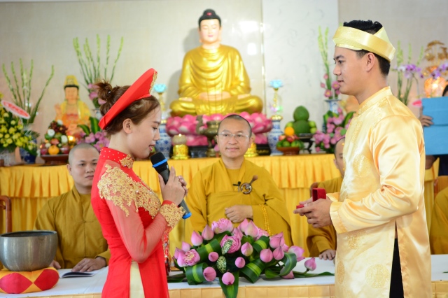 Chùa Giác Ngộ: Trang trọng lễ hằng thuận Trung Hiếu và Trúc Như
