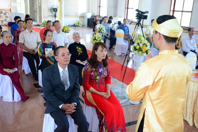 Chùa Giác Ngộ: Trang trọng lễ hằng thuận Trung Hiếu và Trúc Như