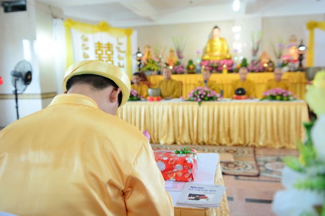 Chùa Giác Ngộ: Trang trọng lễ hằng thuận Trung Hiếu và Trúc Như