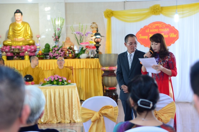 Chùa Giác Ngộ: Trang trọng lễ hằng thuận Trung Hiếu và Trúc Như