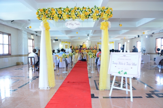Chùa Giác Ngộ: Trang trọng lễ hằng thuận Trung Hiếu và Trúc Như