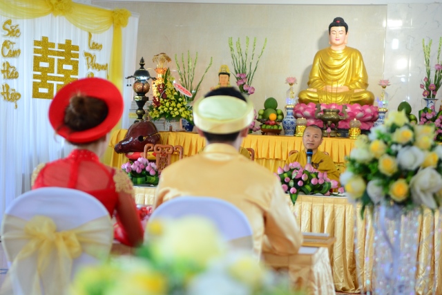 Chùa Giác Ngộ: Trang trọng lễ hằng thuận Trung Hiếu và Trúc Như