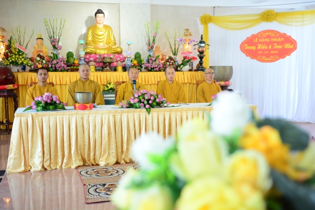 Chùa Giác Ngộ: Trang trọng lễ hằng thuận Trung Hiếu và Trúc Như