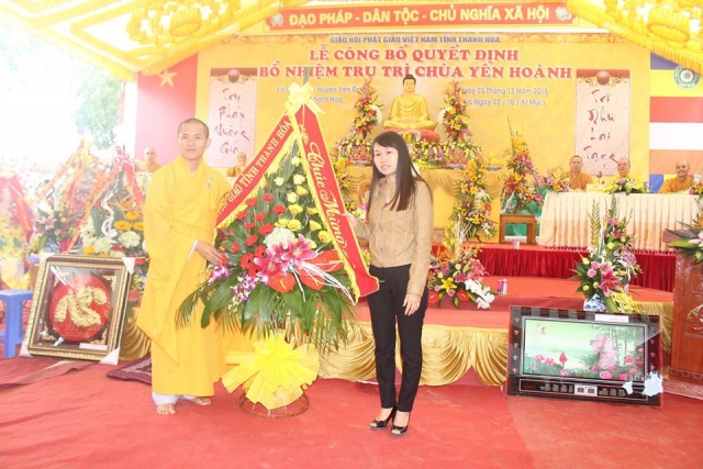 Lễ bổ nhiệm trụ trì chùa Yên Hoành