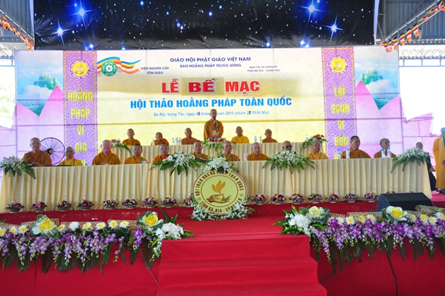 Trang nghiêm Bế mạc Hội thảo Hoằng pháp toàn quốc năm 2015