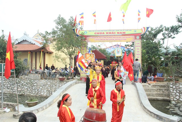Thanh Hóa: Khai mạc lễ hội văn hóa truyền thống chùa Khải Nam