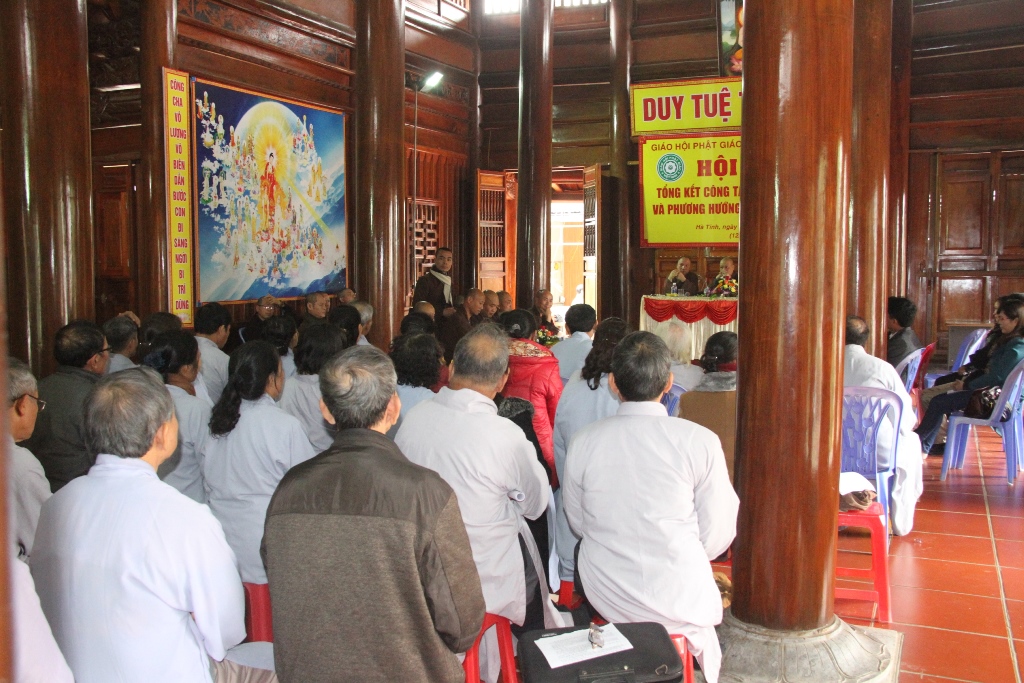 Hà Tĩnh: Hội nghị tổng kết công tác Phật sự năm 2015
